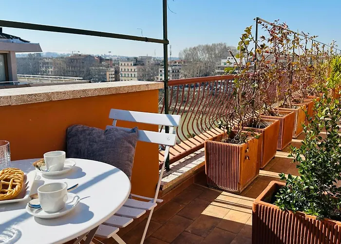 Oda ve Kahvaltı Terrazza Urania - Penthouse Terrace With 360 View Of